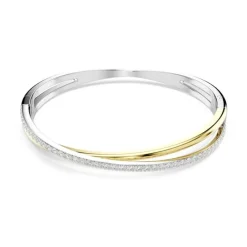 Swarovski Smykker*Elegant Crystal Hyperbola Armbånd Multifarvet Grå