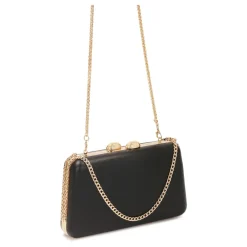 Kazar Clutch*Elegant hånd- og skulderkædehåndtaske Sort