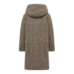 BomBoogie Frakker*Elegant Hættet Frakke AW25 Brun