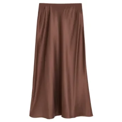 By Malene Birger Nederdele*Elegant Karaffel Maxi Nederdel Brun