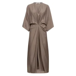 Co'Couture Kjoler*Elegant Knudekjole i valnød Brun