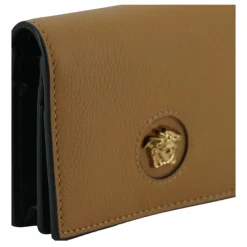 Versace Punge & Kortholder*Elegant Kompakt Læderpung i Brun