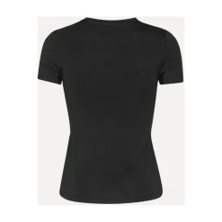 ROTATE Birger Christensen T-Shirts*Elegant Twisted T-Shirt Sort