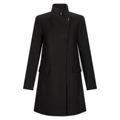 Liu Jo Frakker*Elegant Uldfrakke Sort