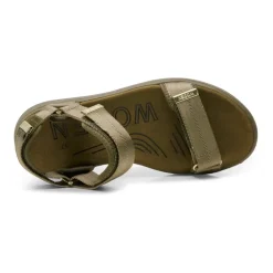 Woden Sandaler*Elegante flade sandaler med Natural Soft Technology Grøn