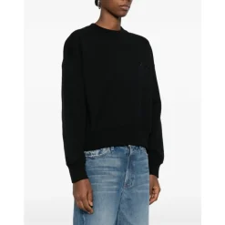 Gucci Sweatshirts*Embellished Crewneck Sweater Sort