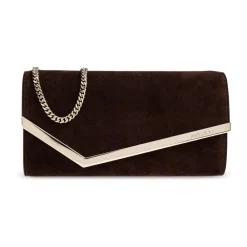 Jimmy Choo Clutch*Emmie Clutch Brun