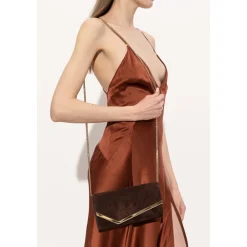 Jimmy Choo Clutch*Emmie Clutch Brun