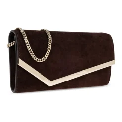 Jimmy Choo Clutch*Emmie Clutch Brun