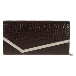 Jimmy Choo Clutch*Emmie Clutch Brun
