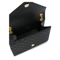 Saint Laurent Skuldertasker*Envelope Medium Taske Sort