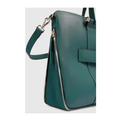 Piquadro Laptop Tasker*Expandable, slim women's laptop bag with iPad® compartment, shock absorbing and RFID protection Grøn