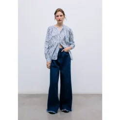 The New Society Jeans*Extra Wide Pant Blå