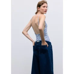 The New Society Jeans*Extra Wide Pant Blå