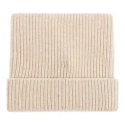 Acne Studios Huer & Kasketter*Face Logo Square Beanie Beige