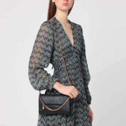 Stella McCartney Clutch*Falabella Wallet W/Chain Taske Sort