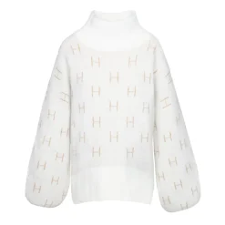 HÉST Striktrøjer & Sweatere*Fam Sweater Short Hvid