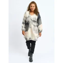 Pont Neuf Bluser & Skjorter*Fauna Tunika i Rose Tencel Stof Multifarvet