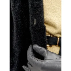 Cesare Gaspari Jakker*Faux Fur Shearling Jackets Sort