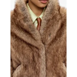 Cesare Gaspari Jakker*Faux Fur Shearling Jackets Brun