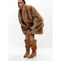 Cesare Gaspari Jakker*Faux Fur Shearling Jackets Brun