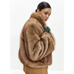 Cesare Gaspari Jakker*Faux Fur Shearling Jackets Brun