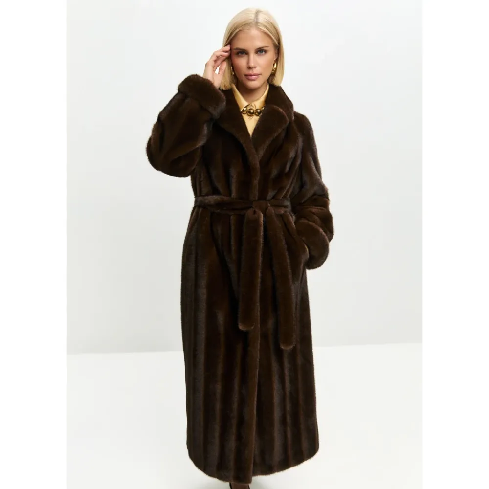 Cesare Gaspari Jakker*Faux Fur Shearling Jackets Brun