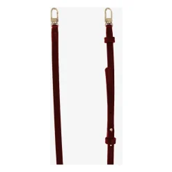 PINKO Clutch*Flad læder clutch med Love Birds-logo Rød