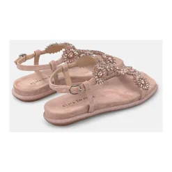 ALMA EN PENA Sandaler*Flad sandal med rhinsten Pink