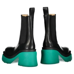 Bottega Veneta Chelsea Boots*Flash ankelstøvler med chunky sål Sort