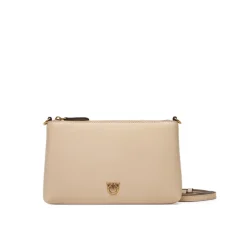 PINKO Clutch*Flat Horizontal Mini Beige