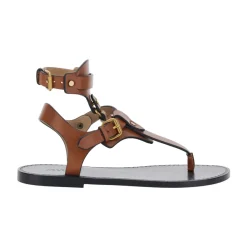 Isabel Marant Sandaler*Flat Sandal Brun