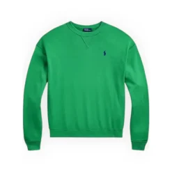 Polo Ralph Lauren Sweatshirts*Fleece Sweatshirt med Rund Hals Grøn
