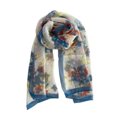 Borbonese Tørklæder*Floral Print Stole Multifarvet