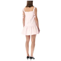 Self Portrait Kjoler*Flower Taffeta Mini Dress Pink