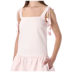 Self Portrait Kjoler*Flower Taffeta Mini Dress Pink