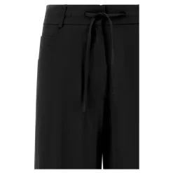 NUDE Bukser*Fluid Viscose Bukser Sort