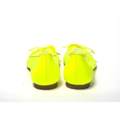 Christian Louboutin Ballerina Sko*Fluro flad sko med spids tå Gul