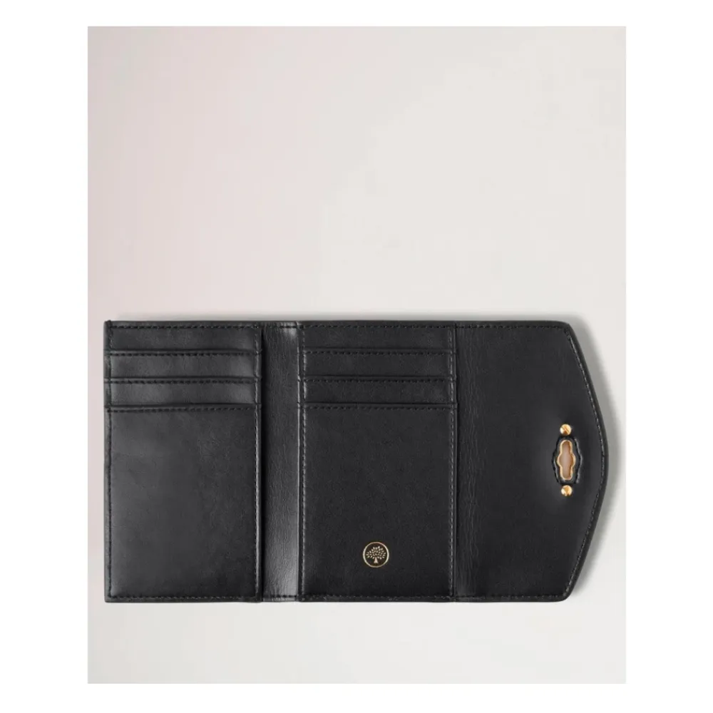 Mulberry Punge & Kortholder*Foldet Multi-Card Wallet med Postman`s Lock Grøn