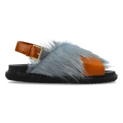 Marni Sandaler*Fussbett Sandal Blå
