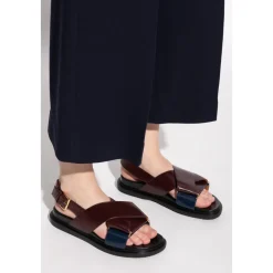 Marni Sandaler*Fussbett Sandal Rød