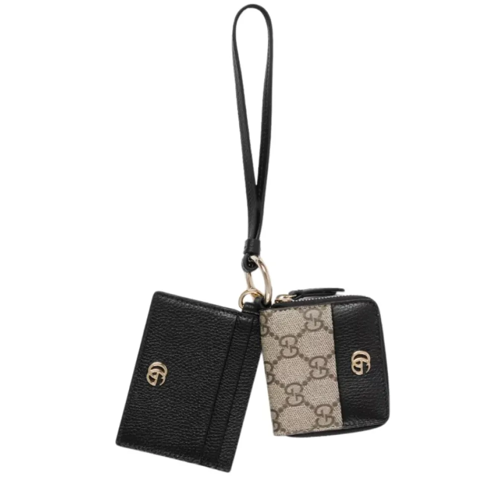 Gucci Bæltetasker*GG Marmont Bi-color Zip Around Wallet Multifarvet