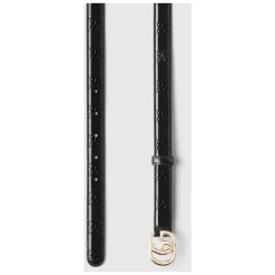 Gucci Bælter*GG Marmont Thin Belt Sort