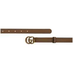 Gucci Bælter*GG Marmont Thin Belt Brun