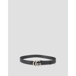 Gucci Bælter*GG Marmont Tyndt Bælte Sort