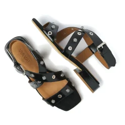 Via Vai Sandaler*Gigi Polly Sandaler Sort