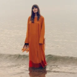 Angulus Pumps|Stiletter*Glitter Bow Pumps - Mandarin Glitter / Terracotta Multifarvet