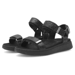 Woden Sandaler*Glitter Line Sandal Moderne Komfort Sort