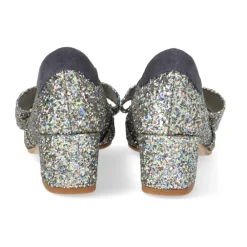 Angulus Pumps|Stiletter*Glitter Pump med Sløjfe - Forårskollektion Grå