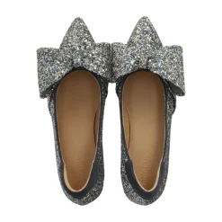Angulus Pumps|Stiletter*Glitter Pump med Sløjfe - Forårskollektion Grå